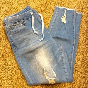 Elastic waistband joggers